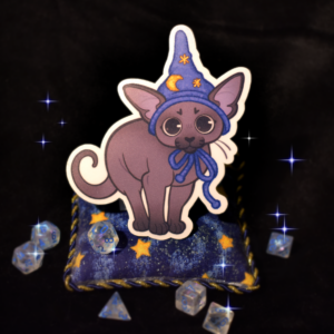 Wizard Cat Sticker
