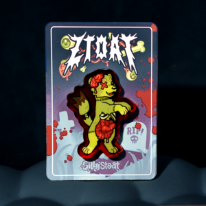 Stoatcrew Ztoat Acrylic Pin